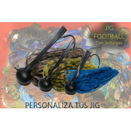 Jig Football Con Antialgas Personalizado